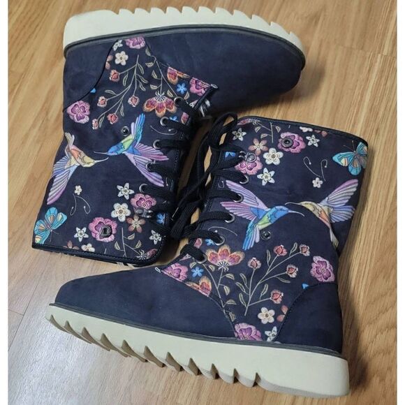 Bohemian Hummingbird Pola Leather Boots 8 - Picture 7 of 8